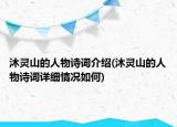 沐靈山的人物詩(shī)詞介紹(沐靈山的人物詩(shī)詞詳細(xì)情況如何)