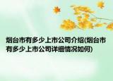 煙臺市有多少上市公司介紹(煙臺市有多少上市公司詳細(xì)情況如何)