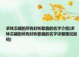求林志穎的所有好聽歌曲的名字介紹(求林志穎的所有好聽歌曲的名字詳細(xì)情況如何)