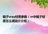 鏡子vray材質(zhì)參數(shù)（vr中鏡子材質(zhì)怎么調(diào)簡介介紹）