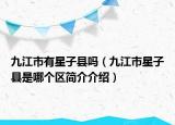 九江市有星子縣嗎（九江市星子縣是哪個(gè)區(qū)簡介介紹）