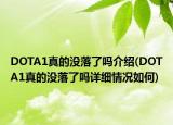 DOTA1真的沒落了嗎介紹(DOTA1真的沒落了嗎詳細情況如何)