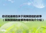 你還知道哪些關(guān)于民族團(tuán)結(jié)的故事（民族團(tuán)結(jié)的故事有哪些簡介介紹）