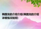 韓國龍的介紹介紹(韓國龍的介紹詳細情況如何)