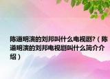 陳道明演的劉邦叫什么電視劇?（陳道明演的劉邦電視劇叫什么簡(jiǎn)介介紹）