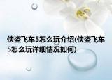 俠盜飛車5怎么玩介紹(俠盜飛車5怎么玩詳細(xì)情況如何)