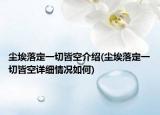 塵埃落定一切皆空介紹(塵埃落定一切皆空詳細情況如何)