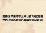 魔獸世界法師怎么帶匕首介紹(魔獸世界法師怎么帶匕首詳細情況如何)