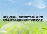 信用風(fēng)險緩釋工具的緩釋憑證介紹(信用風(fēng)險緩釋工具的緩釋憑證詳細(xì)情況如何)