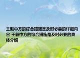 王毅中方的綜合措施是及時必要的詳細(xì)內(nèi)容 王毅中方的綜合措施是及時必要的具體介紹