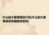 什么的大餐填詞語介紹(什么的大餐填詞語詳細(xì)情況如何)