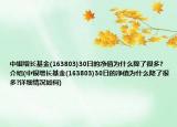 中銀增長(zhǎng)基金(163803)30日的凈值為什么降了很多?介紹(中銀增長(zhǎng)基金(163803)30日的凈值為什么降了很多?詳細(xì)情況如何)