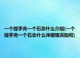 一個(gè)提手旁一個(gè)石念什么介紹(一個(gè)提手旁一個(gè)石念什么詳細(xì)情況如何)