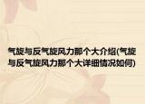 氣旋與反氣旋風(fēng)力那個大介紹(氣旋與反氣旋風(fēng)力那個大詳細(xì)情況如何)