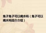 兔子兔子可以喝水嗎（兔子可以喝水嗎簡介介紹）