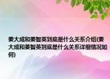 姜大成和姜智英到底是什么關系介紹(姜大成和姜智英到底是什么關系詳細情況如何)