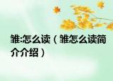 雛:怎么讀（雛怎么讀簡(jiǎn)介介紹）