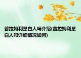 普拉姆利是白人嗎介紹(普拉姆利是白人嗎詳細(xì)情況如何)