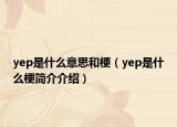 yep是什么意思和梗（yep是什么梗簡介介紹）