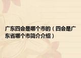 廣東四會是哪個市的（四會是廣東省哪個市簡介介紹）