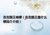 吉吉國王啥梗（吉吉國王是什么梗簡介介紹）