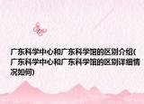 廣東科學(xué)中心和廣東科學(xué)館的區(qū)別介紹(廣東科學(xué)中心和廣東科學(xué)館的區(qū)別詳細(xì)情況如何)