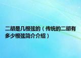 二胡是幾根弦的（傳統(tǒng)的二胡有多少根弦簡(jiǎn)介介紹）