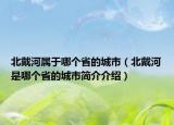 北戴河屬于哪個省的城市（北戴河是哪個省的城市簡介介紹）