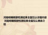 河南明確核酸檢測結果全國互認詳細內(nèi)容 河南明確核酸檢測結果全國互認具體介紹