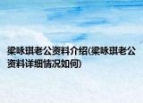 梁詠琪老公資料介紹(梁詠琪老公資料詳細(xì)情況如何)