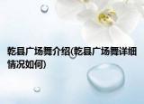 乾縣廣場舞介紹(乾縣廣場舞詳細情況如何)