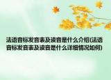 法語(yǔ)音標(biāo)發(fā)音表及讀音是什么介紹(法語(yǔ)音標(biāo)發(fā)音表及讀音是什么詳細(xì)情況如何)