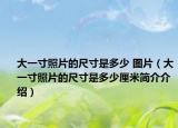 大一寸照片的尺寸是多少 圖片（大一寸照片的尺寸是多少厘米簡(jiǎn)介介紹）