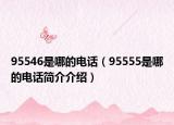 95546是哪的電話（95555是哪的電話簡(jiǎn)介介紹）
