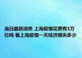 當(dāng)日最新消息 上海疫情花費有1萬億嗎 看上海疫情一天經(jīng)濟損失多少