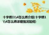十字繡1\4怎么繡介紹(十字繡1\4怎么繡詳細(xì)情況如何)