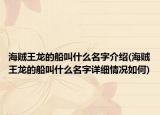海賊王龍的船叫什么名字介紹(海賊王龍的船叫什么名字詳細(xì)情況如何)