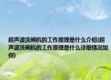 超聲波洗碗機的工作原理是什么介紹(超聲波洗碗機的工作原理是什么詳細(xì)情況如何)