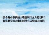那個有小泰羅的大電影叫什么介紹(那個有小泰羅的大電影叫什么詳細(xì)情況如何)
