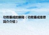 功敗垂成的解釋（功敗垂成意思簡(jiǎn)介介紹）