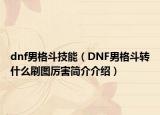 dnf男格斗技能（DNF男格斗轉(zhuǎn)什么刷圖厲害簡(jiǎn)介介紹）
