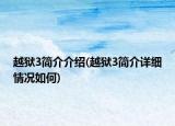 越獄3簡介介紹(越獄3簡介詳細(xì)情況如何)