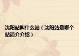 沈陽站叫什么站（沈陽站是哪個(gè)站簡介介紹）