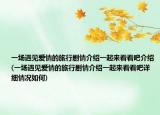 一場遇見愛情的旅行劇情介紹一起來看看吧介紹(一場遇見愛情的旅行劇情介紹一起來看看吧詳細(xì)情況如何)