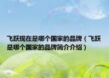 飛躍現(xiàn)在是哪個(gè)國(guó)家的品牌（飛躍是哪個(gè)國(guó)家的品牌簡(jiǎn)介介紹）