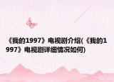 《我的1997》電視劇介紹(《我的1997》電視劇詳細情況如何)