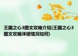 王國之心3圖文攻略介紹(王國之心3圖文攻略詳細(xì)情況如何)
