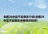 合肥28中是不是很差介紹(合肥28中是不是很差詳細(xì)情況如何)