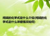 純堿的化學(xué)式是什么介紹(純堿的化學(xué)式是什么詳細情況如何)