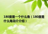 180度是一個什么角（180度是什么角簡介介紹）